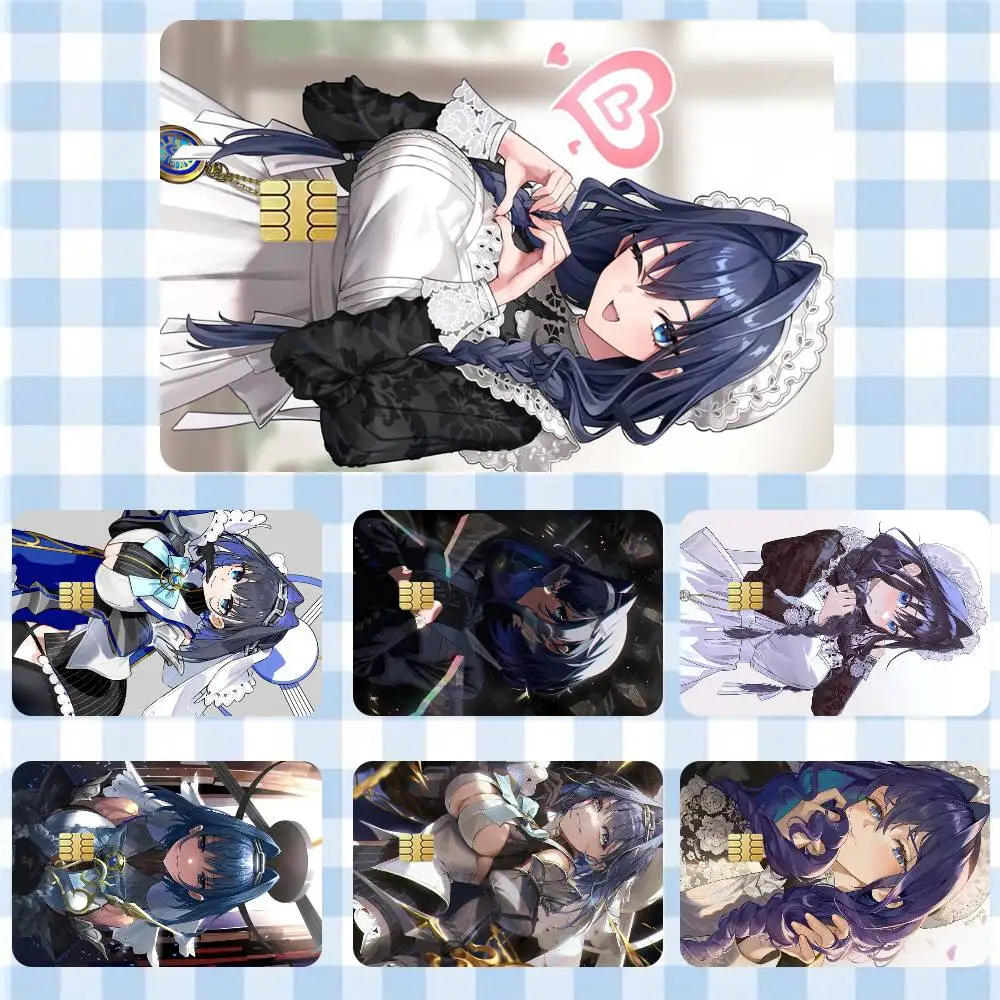 

Ouro Kronii Hololive VTuber Cute Sticker Film Tape Skin for Credit Card Debit Card Waterproof Stickers