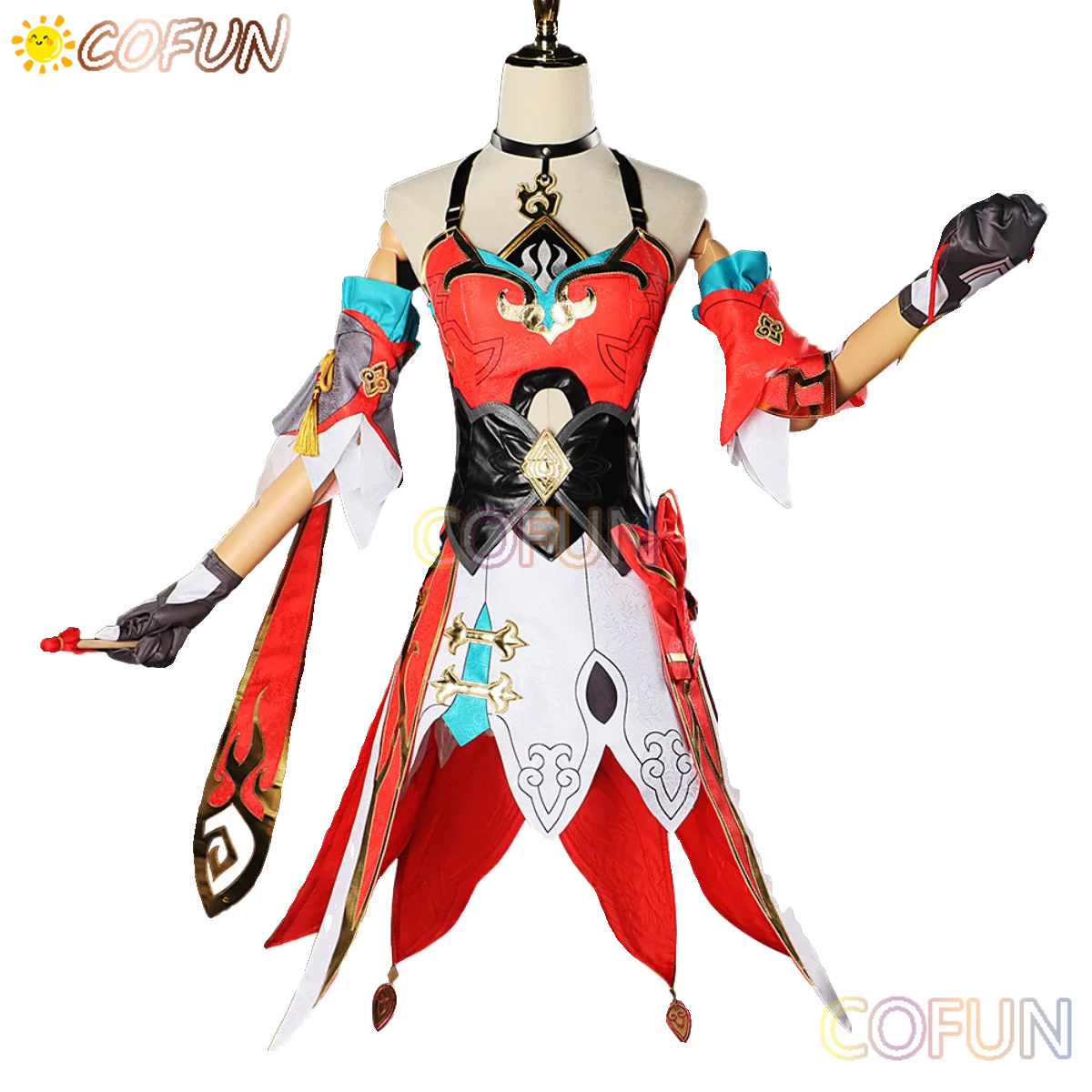 

COFUN Game Honkai:Star Rail Guinaifen Cosplay Costume Halloween Outfits Women Animation Outfits Full Set Dress