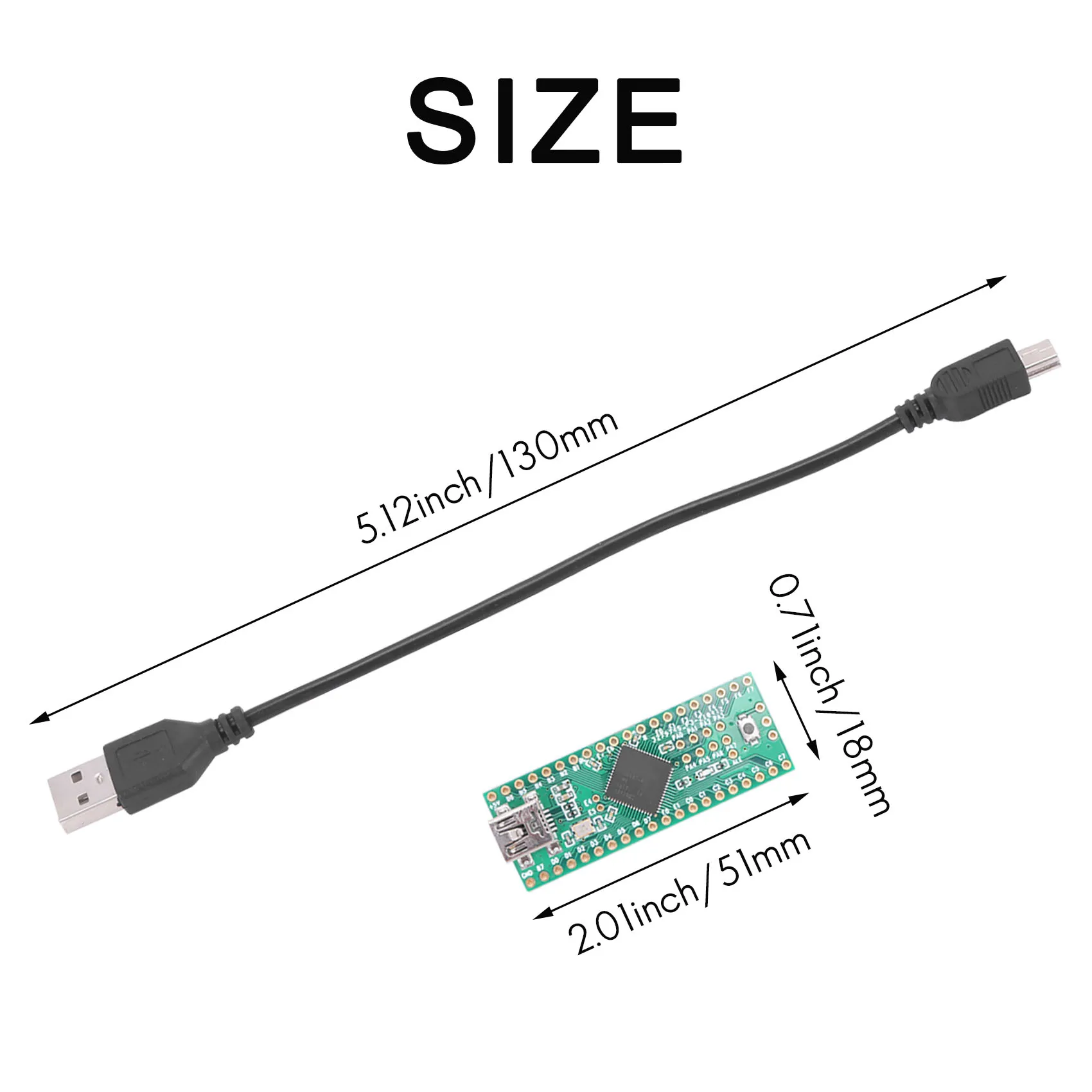 Hot Selling-Teensy 2.0++ USB AVR Development Board ISP U Disk Keyboard Mouse Experimental Board AT90USB1286,Teensy 2.0++ USB AVR