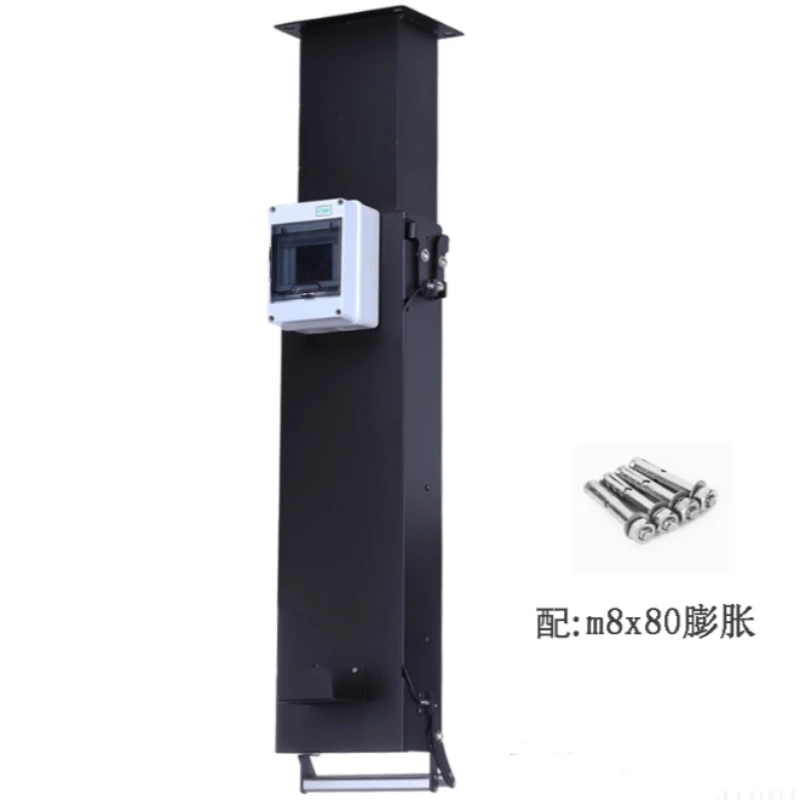 Pillar stand Telescopic EV charging pile lift column pole intermediate parking hanging hoisting bracket hanger Charger fix pile