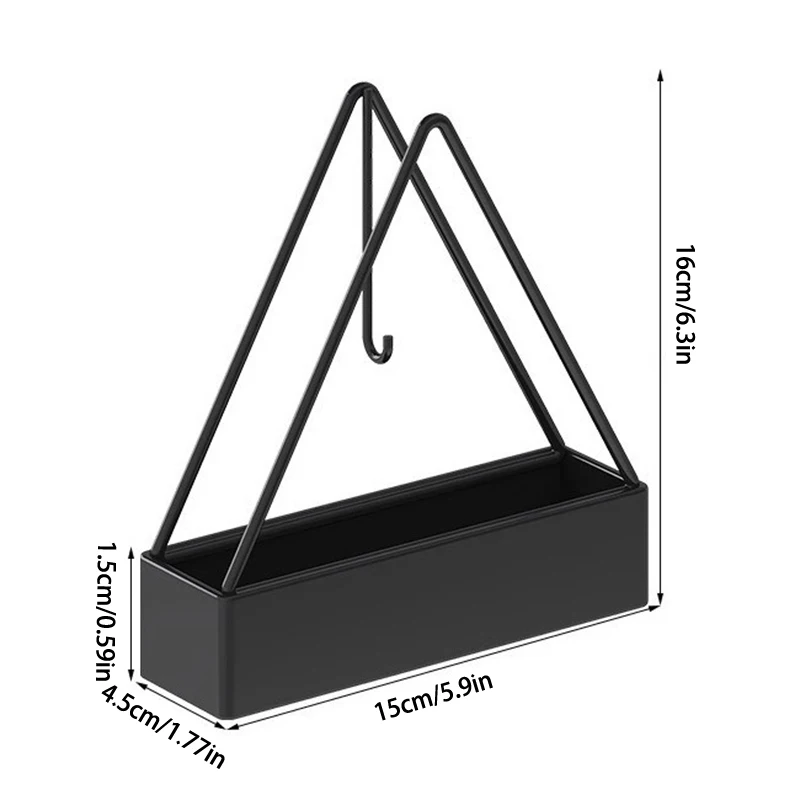 Rack de incenso repelente triangular para uso doméstico, quarto, pátio Mosquito Coil Holder, bobina e incenso Burner Frame