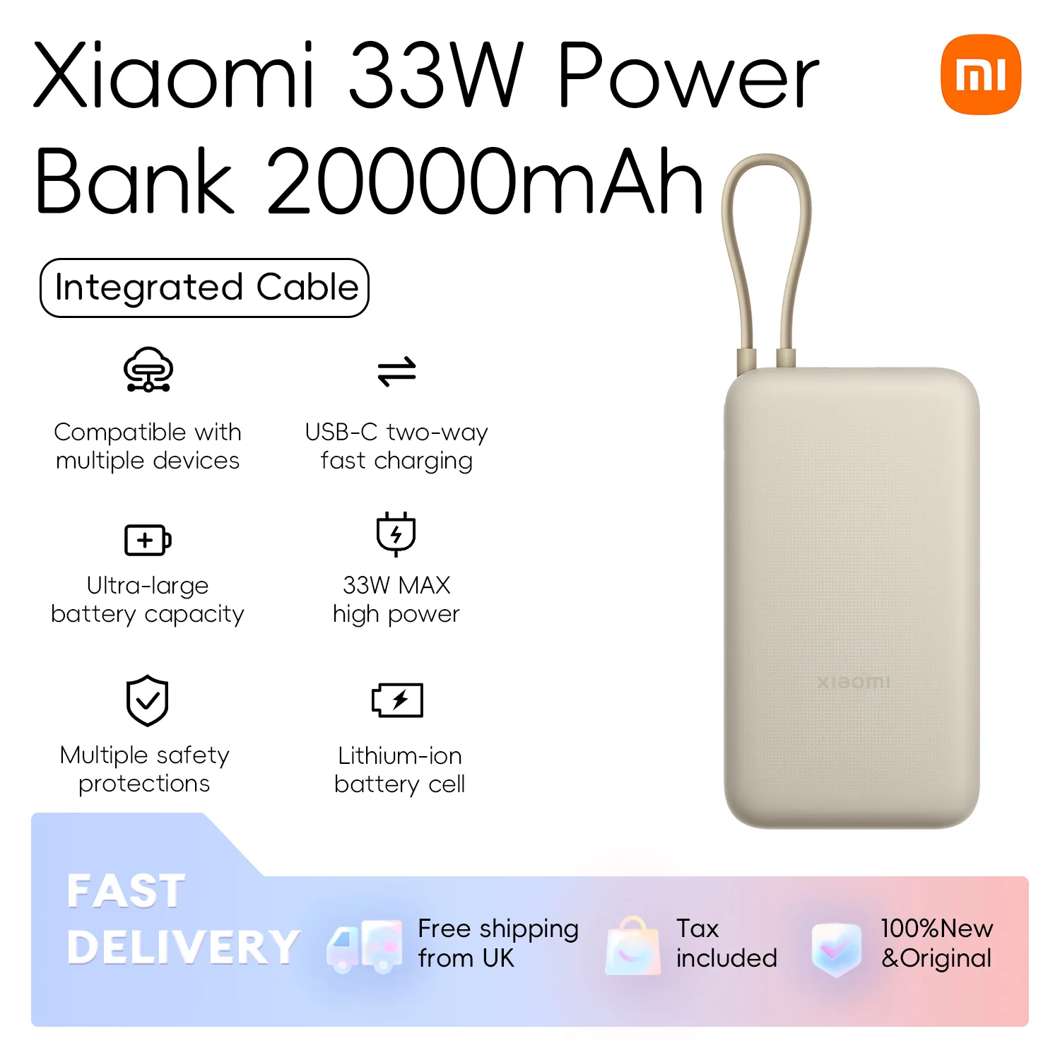Xiaomi PB2030MI 20000mAh Power Bank Review: The Ultimate Travel Companion for iPhone Users
