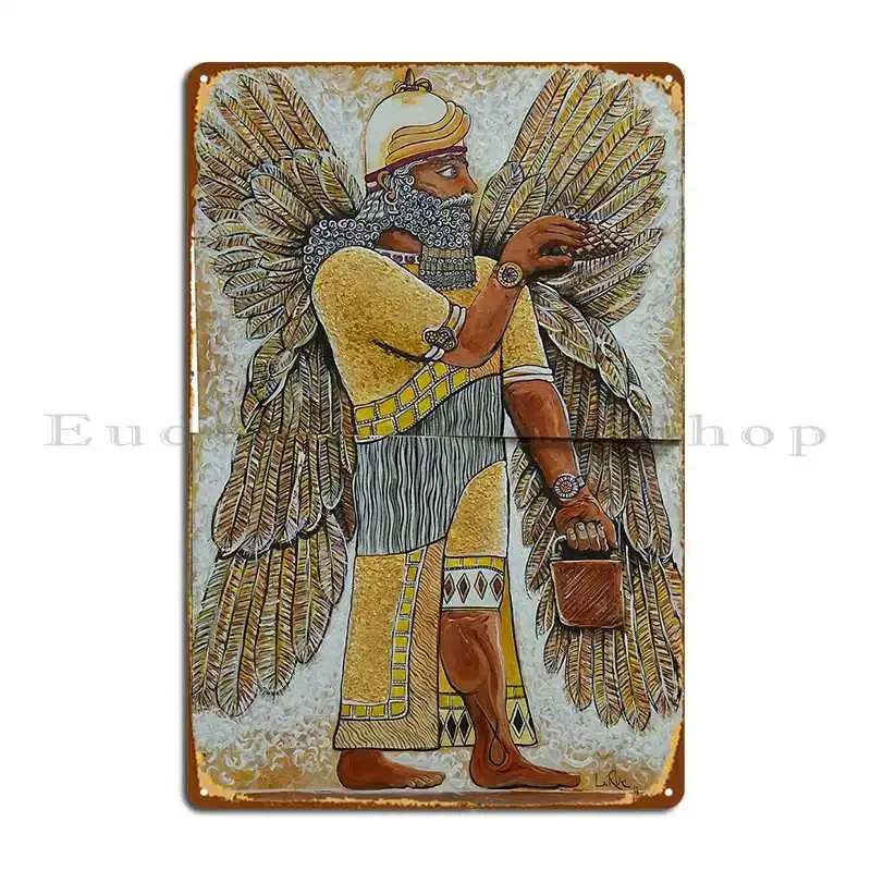 Enki The Anunnaki Metal Sign Decoration Custom Create Kitchen Pub Tin Sign Poster