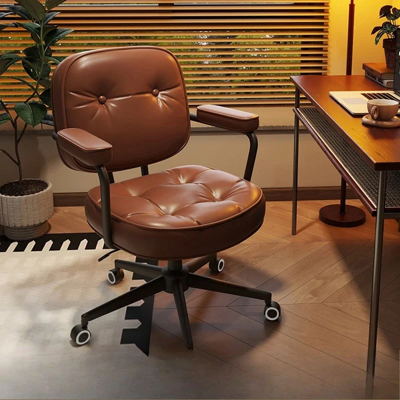 Multi-functional Computer chair light luxury office chair study desk chair lift swivel chair office chair back seat