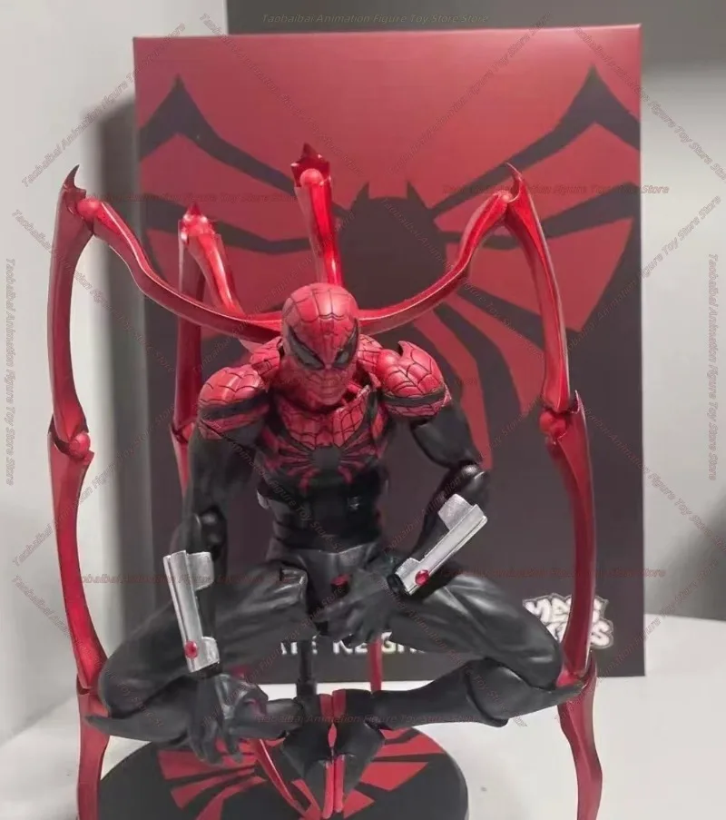 

MESS TOYS Chapter Parker Ultimate Spider-Man Figure Black Neighbor Movable Ornament Ultimate Neighbor Marvel Toy Gift Collection