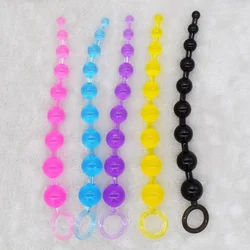 Super Long Silicone Butt Plug Anal Beads Ball Sex Toy for Beginners Man Women Couples Anus Masturbator