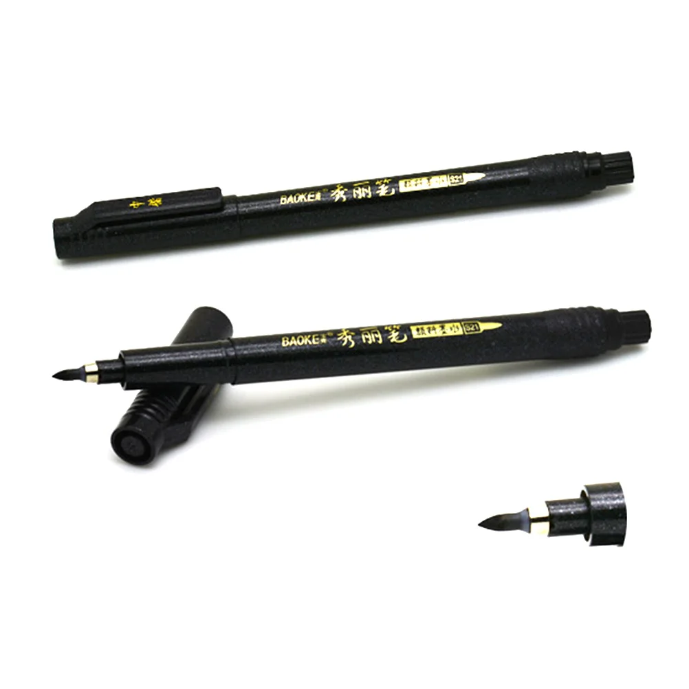 4 قطع فرشاة الخط مجموعة أقلام أربعة أحجام غرامة متوسطة السكتات الدماغية الصينية اليابانية الكتابة حروف رسم اللوحة المائية