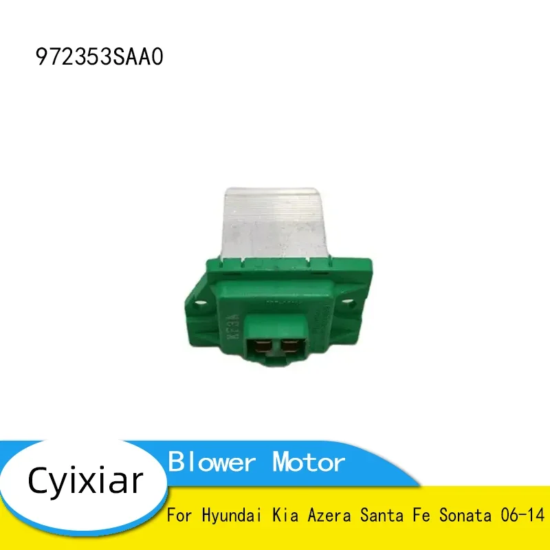 

Сопротивление двигателя вентилятора радиатора для Hyundai Kia Azera Santa Fe Sonata для Entourage Sedona 06-14 972353SAA0