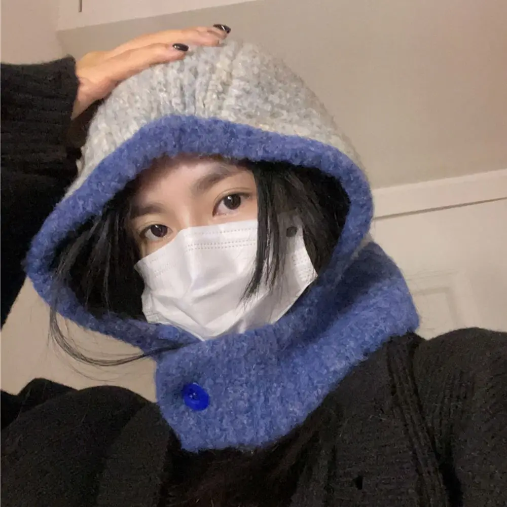 بالاكلافا إيرفلابس وشاح قبعة الخريف القبعات بيلينغ مقاومة منفذها قبعة سدادات حماية الأذن يندبروف محبوك قبعة الخريف الشتاء