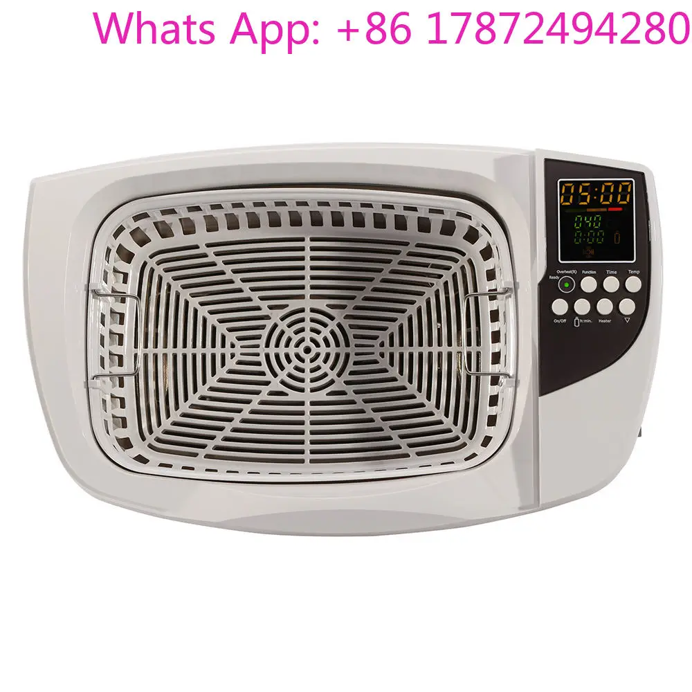 3L Jewelry Watches Ultrasonic Cleaner Household Stainless Steel Digital Water Heating Ultrasonic Jewelry Cleaner 220-240V