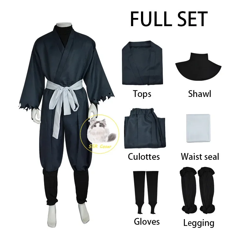 RT01 Anime Jigoku Raku Gabimaru Cosplay Gabimaru Cosplay disfraz Kimono ropa uniforme Gabimaru peluca disfraces de Halloween para * JK2