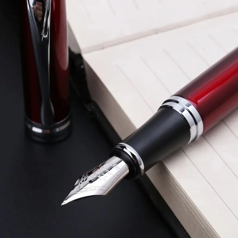 Jinhao X750 Luxury Men's Fountain ปากกา ธุรกิจนักเรียน 0.5 มม. สำหรับ Fine Nib