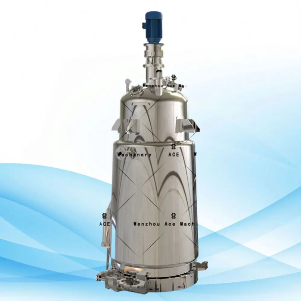 Linea di produzione di cactus per vasi di estrazione di liquidi solidi in acciaio inossidabile SS316L 500L