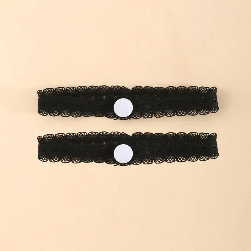 2/4 Stück Hemdärmelhalter, ohne Bohren, verstellbares elastisches Band, zur Verkürzung der Ärmellänge, Ärmelbündchen-Befestiger – Detail 6