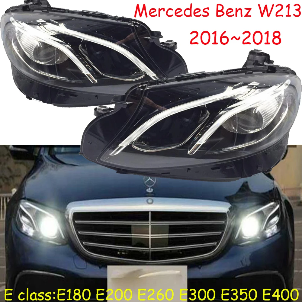 Bumper headlamp for Mercedes Benz W213 headlight 2016~2018y car accessories,E180 E200 E260 E300 E350 E400 Fog W213 head light