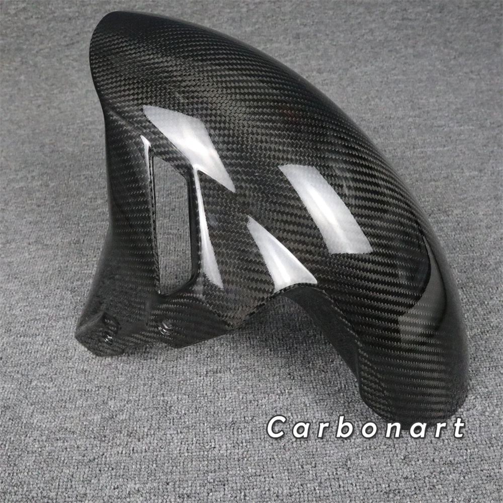 motorcycle front fender fairing kits in carbon fiber For BMW S Series S1000RR 19-23 Twill glossy weave