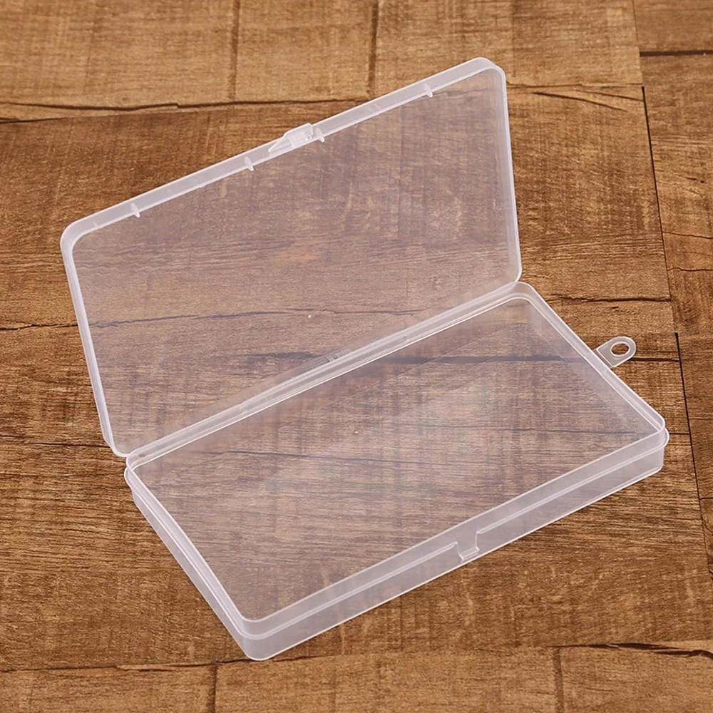 Transparente Probenbox für elektronische Komponenten, Kunststoffgehäuse, Banknotenetuis, Maskenhalter, Verpackungsbox, Maskenbox, Kartenaufbewahrungsbox
