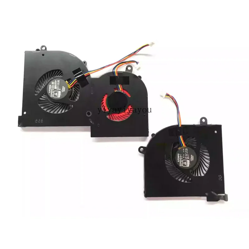 Replacement New Laptop CPU+GPU Cooling Fan for MSI GS65 GS65VR WS65 P65 MS-16Q1 MS-16Q2 MS-16Q3 Series