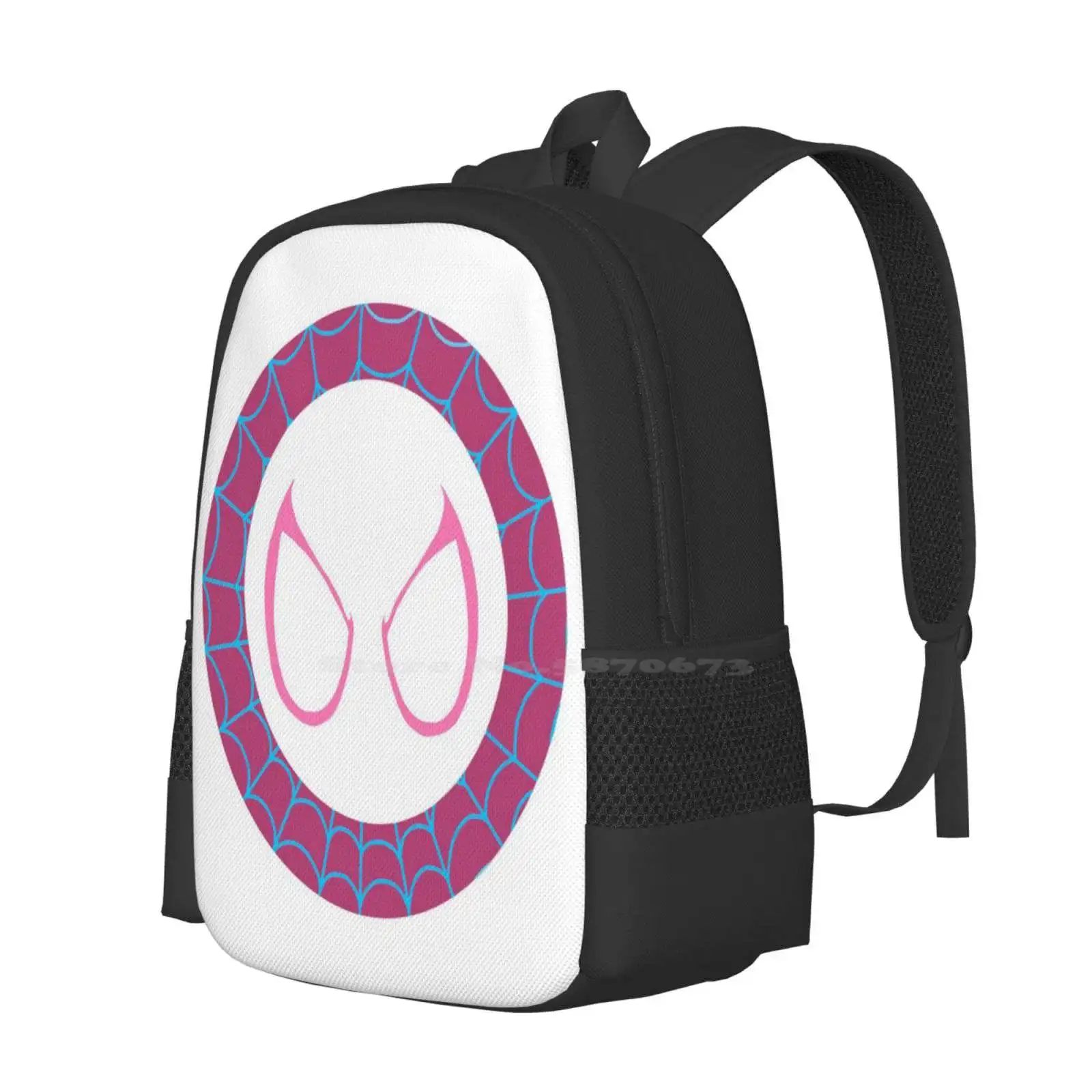 Mochila escolar de gran capacidad Spiderman Gwen Stacy Peter Parker Comics Punk Grunge Pop Drummer