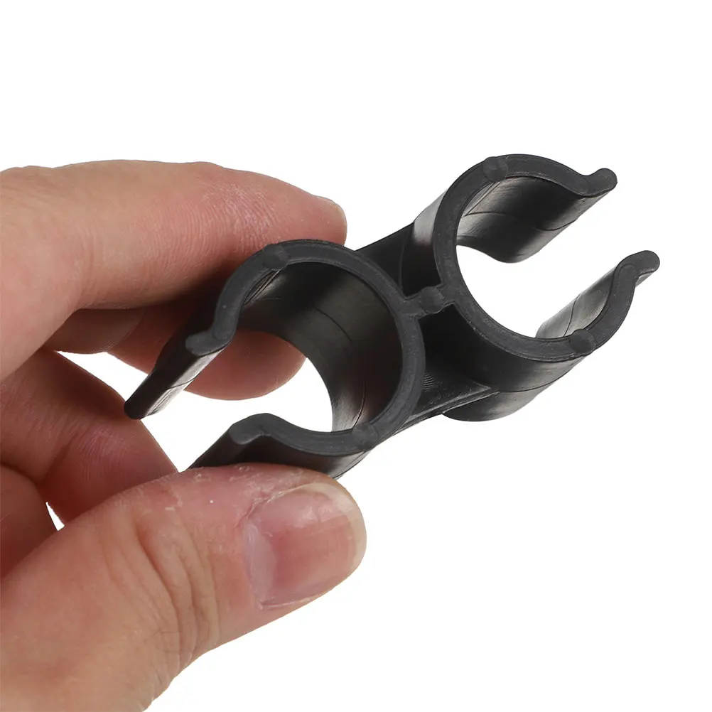 

Pipe Card Double Port Clip Cable Clamp for Multi-function Hose Bracket Clamps Greenhouse Boat Connector