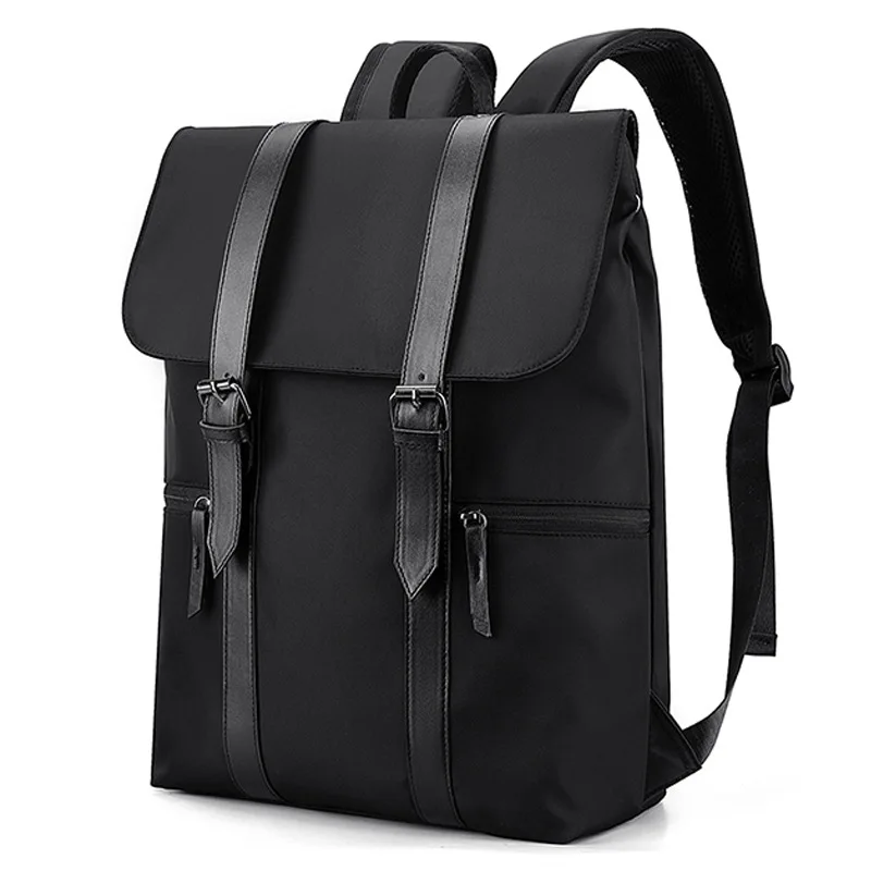 

Новый повседневный мужской рюкзак, легкий простой рюкзак большой вместимости, модный деловой водонепроницаемый студенческий рюкзак для ноутбука