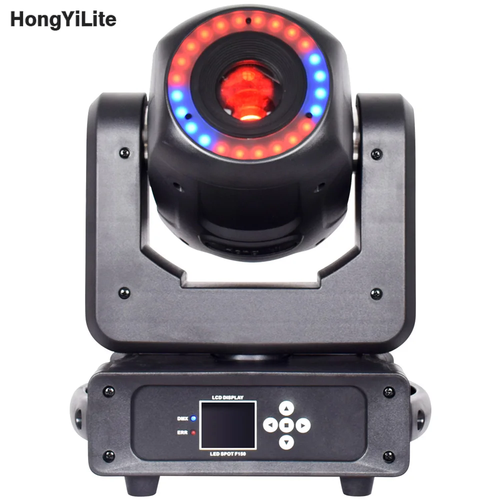 Imagem -01 - Led Movendo a Cabeça Gobos 150w Luzes Dmx com Rotação Prisma Efeito Cores dj Holofote Boate Luz para Festa de Discoteca Casamento led movendo a cabeca gobos 150w luzes dmx com rotacao prisma efeito cores dj holofote boate luz para festa de discoteca casamento 01