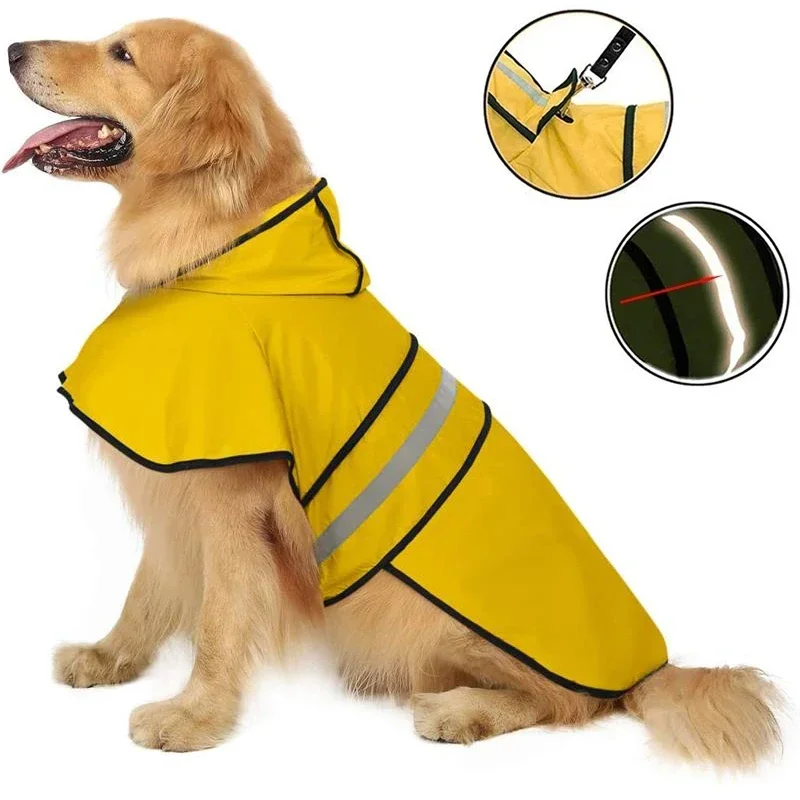 

Dog Raincoat Reflective Waterproof Pet Clothes for Chihuahua Maltese Rain Coat Small Medium Dogs Jumpsuit Raincoat Dogs Overalls