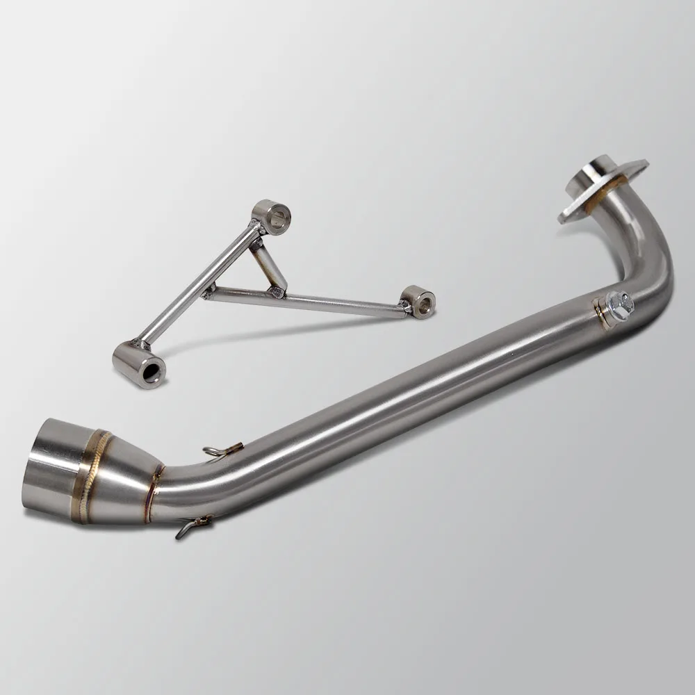 DRG Exhaust Manifold For SYM DRG BT DRG158 DRG160 Motorcycle Exhausts Pipe Kit Scooter 51MM Header Tube Kit