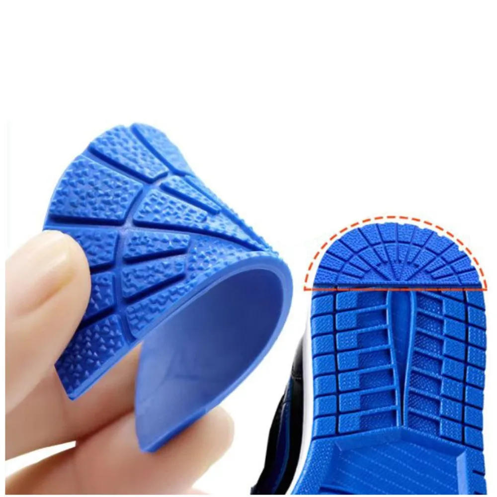 1 زوج الأحذية التصحيح تسولي وحيد حماة المضادة للانزلاق المطاط باطن ملصقات الأحذية إصلاح مقاومة للاهتراء ملصقات بمادة لاصقة ذاتية #1