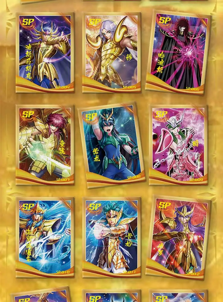 Nieuwe Anime Saint Seiya Kaart Voor Kinderen Actie Sciencefiction Seiya Saori Kido Shiryu Limited Game Collection Card Kids Cadeaus