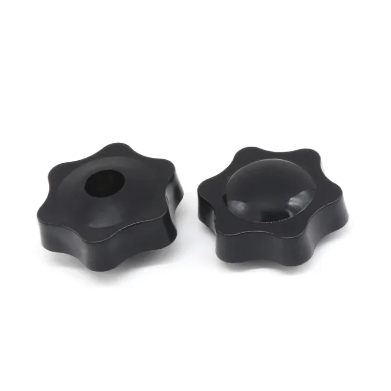 5/10pcs Star-shaped Manual Tightening Nuts M4 M5 M6 M8 M10 Black Handle Nut Thumb Nut Clampsing Knob Manual Nut