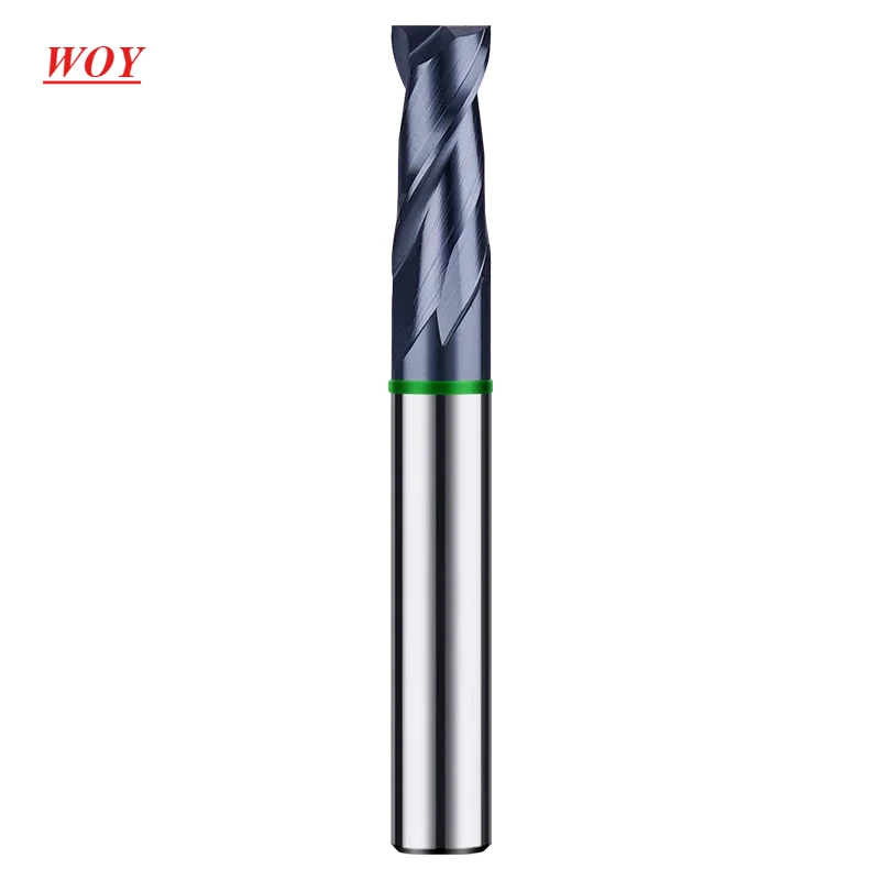 

WOY HRC50 Tungsten Steel Carbide 2-Flute Nano Coating Flat End Mills CNC Machining Center Milling Cutter Tools 1-20MM