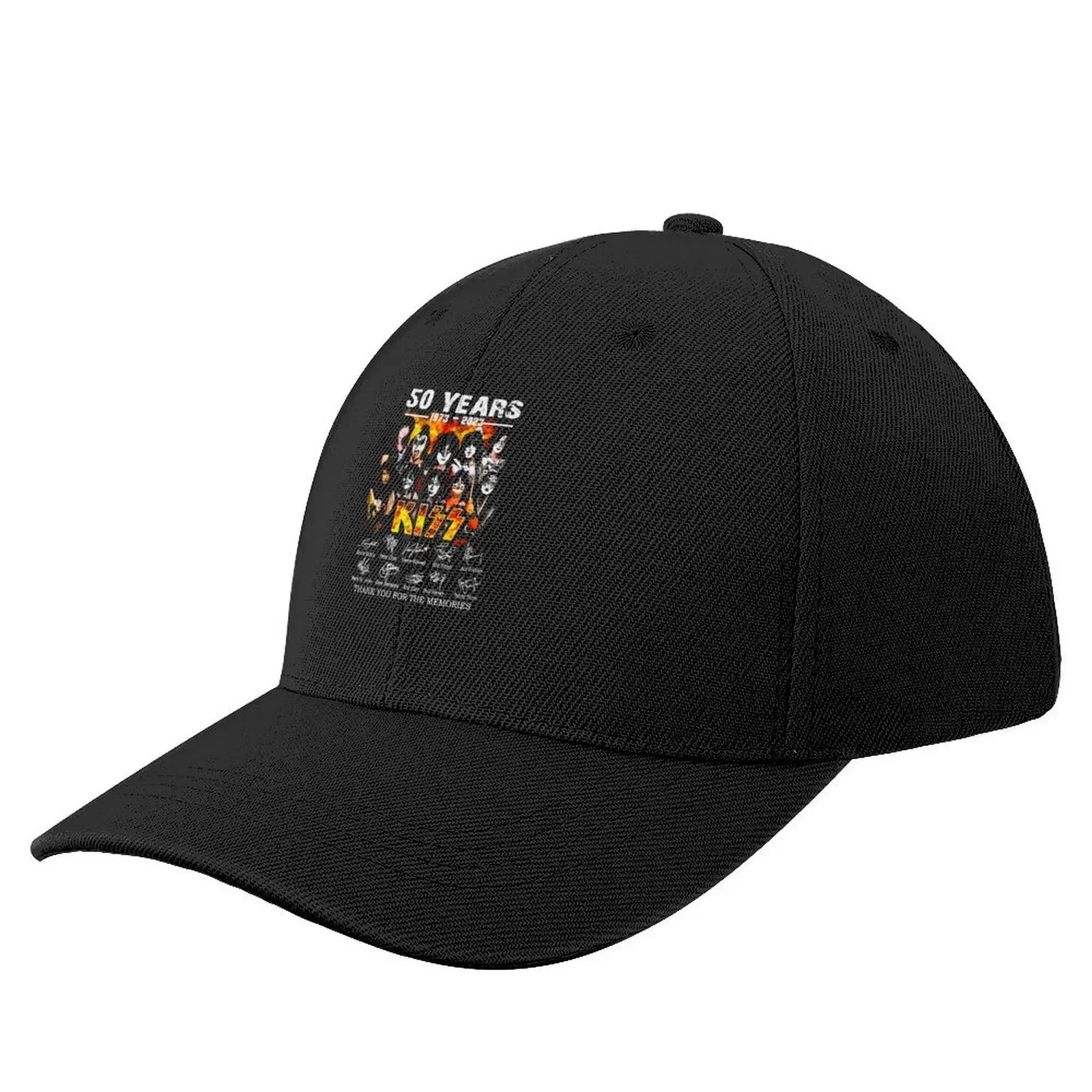 50 Years 1973-2023 Kiss Thank you for the memories Baseball Cap Gentleman Hat tea Hat Sun Hats For Women Men's