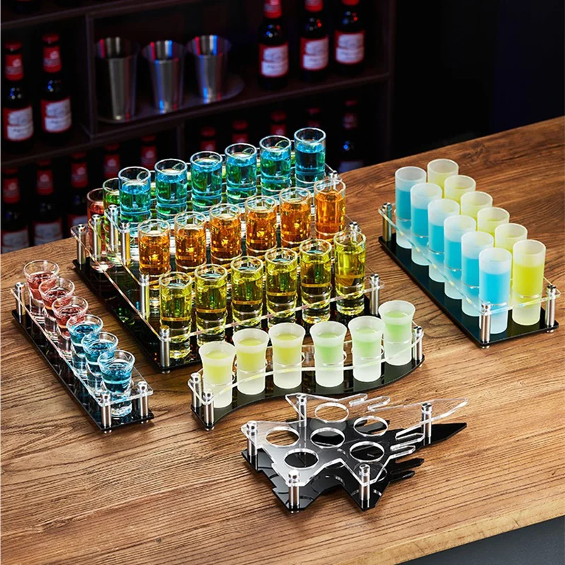 30 مللي/60 مللي النار الزجاج كؤوس كوب كوكتيل الزجاج المنزلية الصغيرة كأس للنبيذ حامل الكأس سميكة الأرواح كوب كؤوس مشروبات الحفلات #1