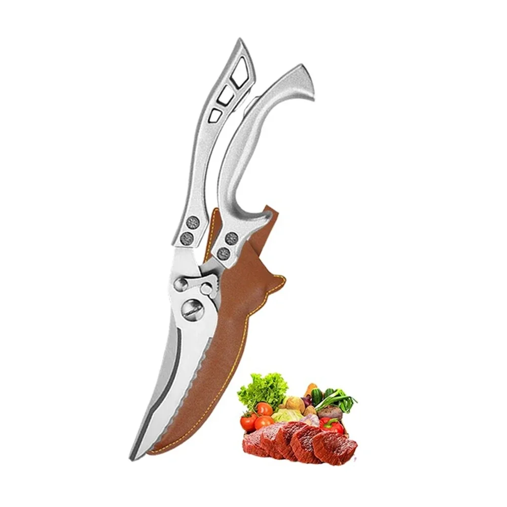 Hoch leistungs küchen schere Fleisch frucht Knochen fischen Jagd Camping profession elle Edelstahl Hühner knochen Küchen schere