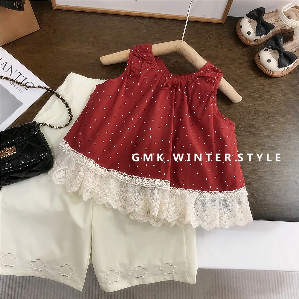 Summer Style 2PCS SETS Chic kids' sets and outfits for Adorable Little Girls Roupas Infantil Menina Short Sleeve Play Wear