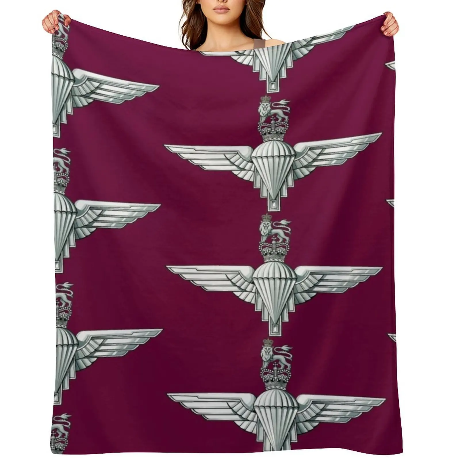 

Parachute Regiment Cap Badge Throw Blanket Picnic Retros decorative Weighted Blankets