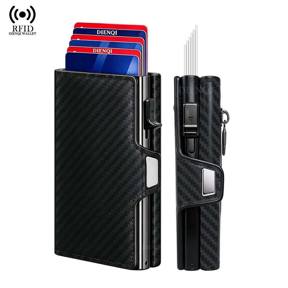 Credit Card Holders Luxury Card Holder RFID Blocking Wallet Card Holder Travel Accessories Id Card Holder Wallet Men Card Case