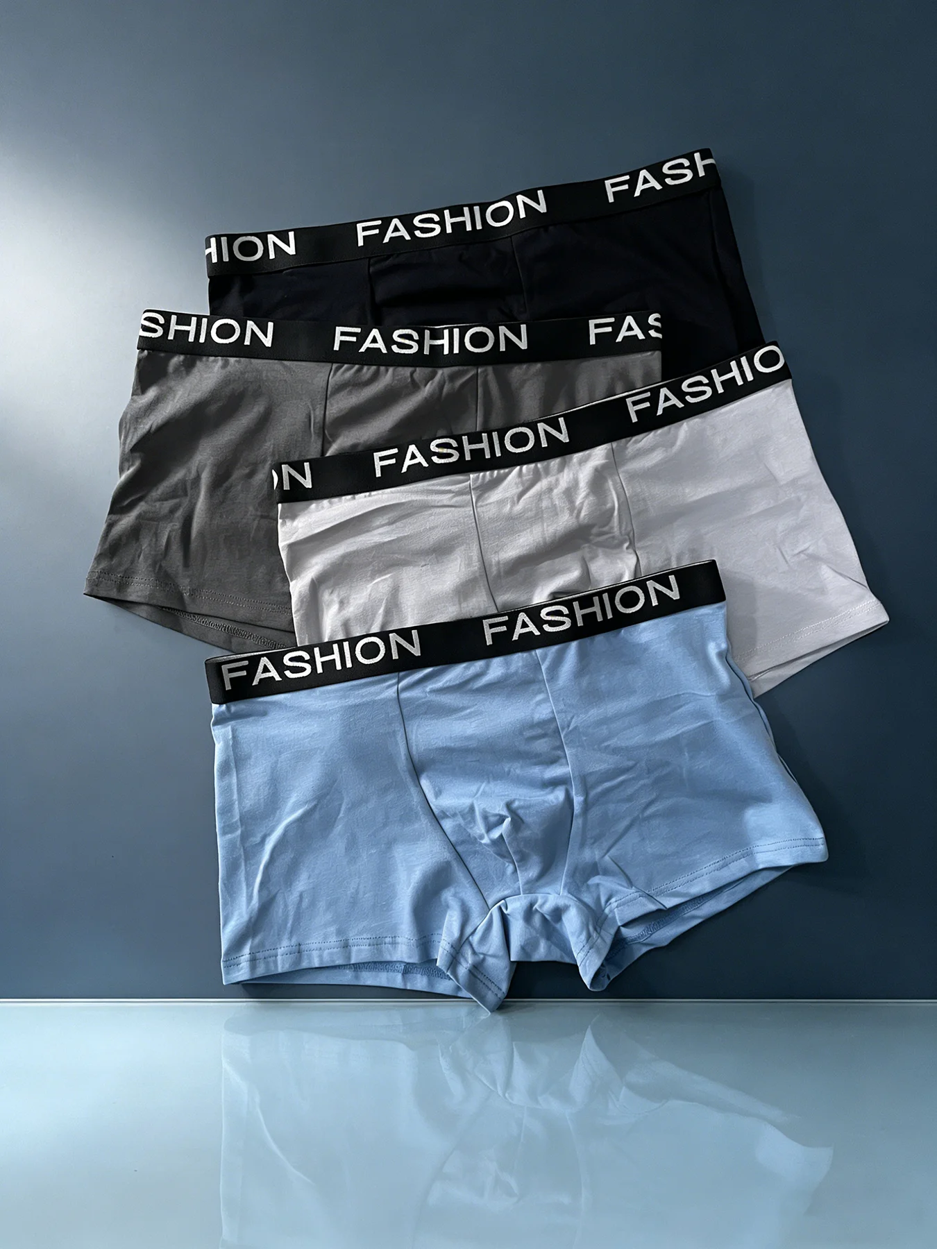 

4Pcs Men Sexy Underwear New Fashion Boxer Shorts for Man Boxer Sports Panties Comfort Breathable Underpant Male Briefs Plus Size