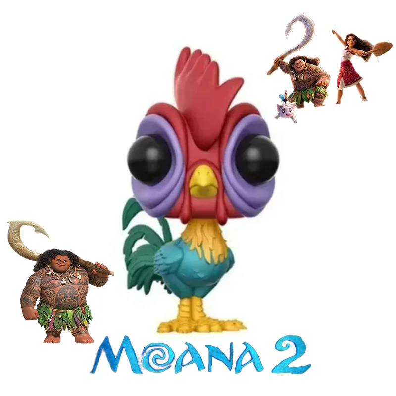 

Moana 2 Figure Chicken Hei Hei Character Series Vinyl Doll Model Toy Birthday Gift