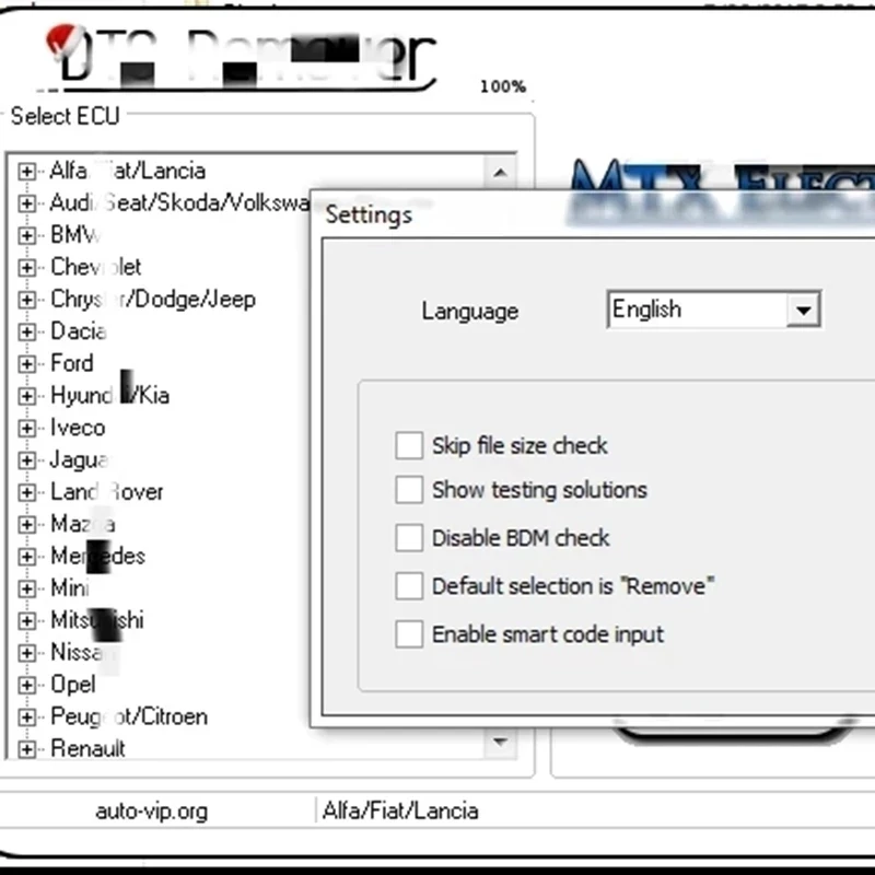 Software de ajuste ECU 2024 para download MTX DTC Remover 1.8.5.0 com software Keygen Full Unlimited para Window 7