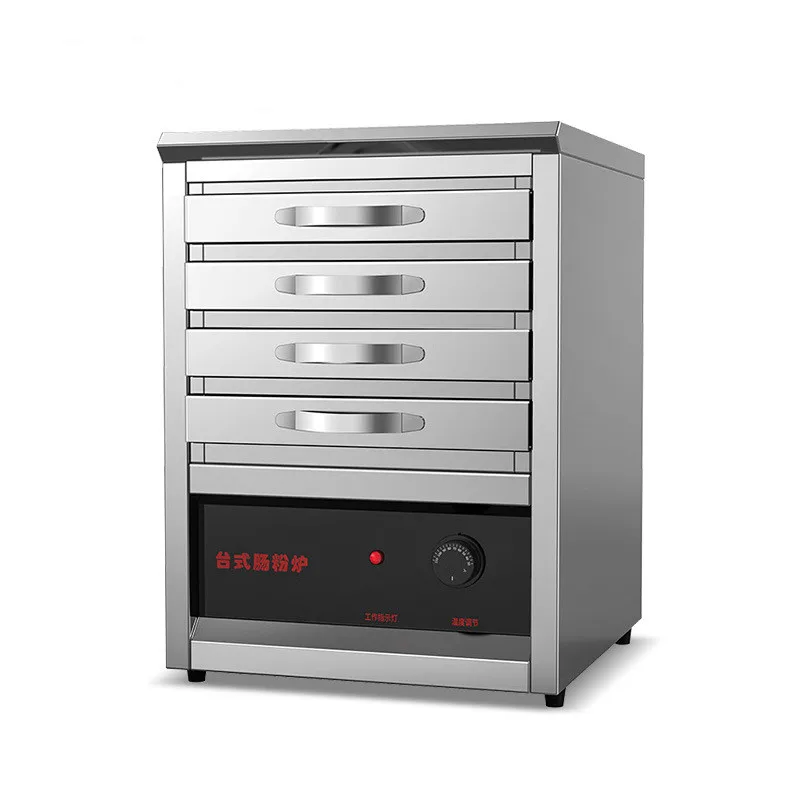 Power Rice Noodle Steamer Vermicelli Steamer Drawer Type Rice Noodle Steamer Steam Bun Machine Electric Rice Noodle Roll Machine