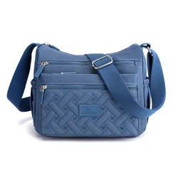 Bolso de hombro de diseñador de marca para mujer, bolso de mano de cubo Oxford de lujo, bolso cruzado de viaje, bolso Vintage