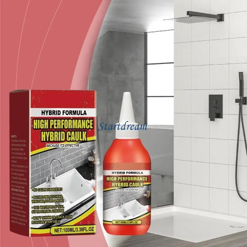 

Toilet Sealant Tile Repair Grout Sealant Waterproof Tile Adhesive for Bathroom K92C