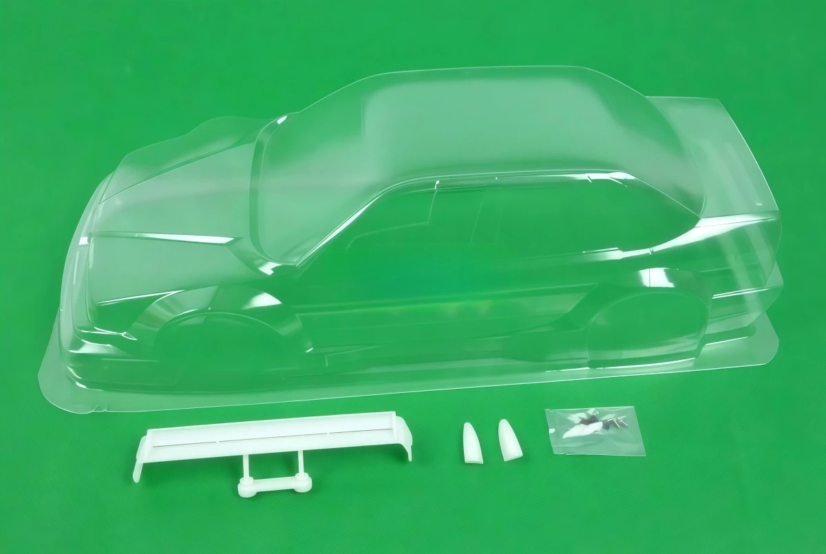 1/10 AlfaRomeo 155 V6 TI RC Clear Body Shell 190mm /258mm WB 3D Wing Decal Fit Tamiya TT02 Yokomo YD2 MST RMX On-Road Drift Car