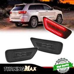Red LED Rear Bumper Reflector Tail/Brake Lights Rear Fog Lights For Jeep Grand Cherokee WK2 Compass For Dodge Journey 2011-up