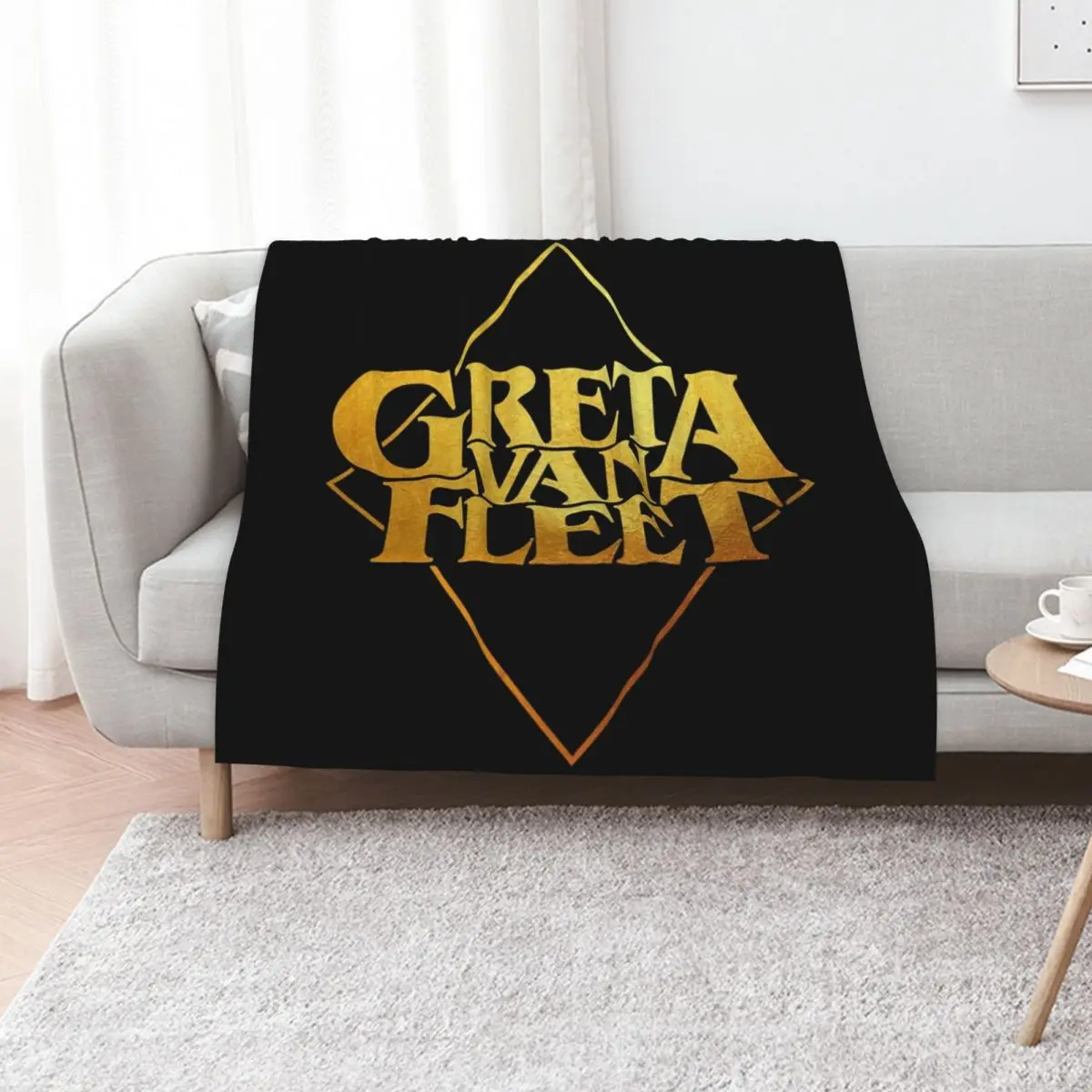 

effectivegreta van fleet greta fleet, Throw Blanket For Sofa Thin anime Flannel Fabric heavy to sleep Blankets