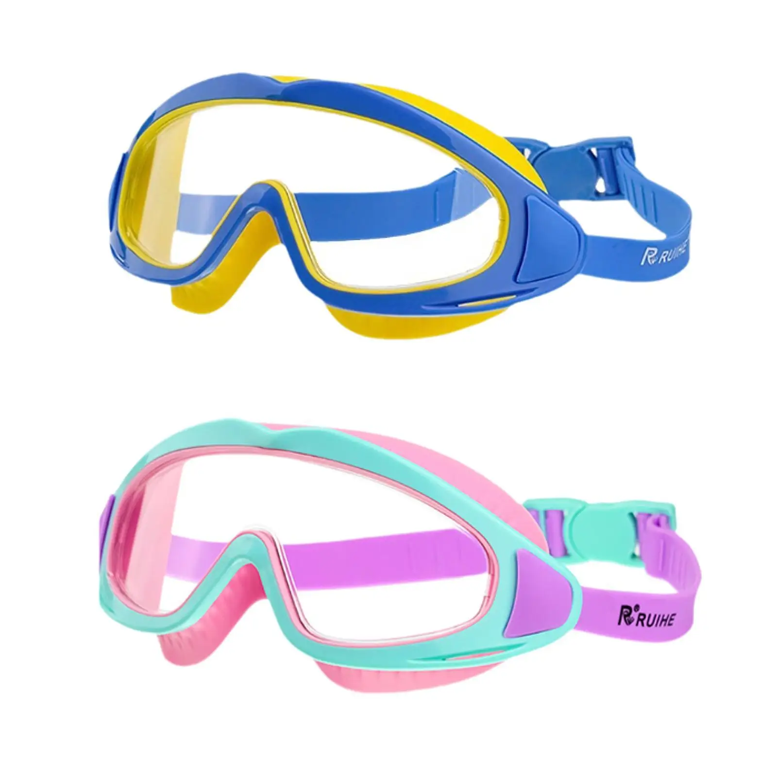 Professional Swimming Goggles for Kids Anti Fog Waterproof Silicone Eye Protection Glasses for Children Pool Use