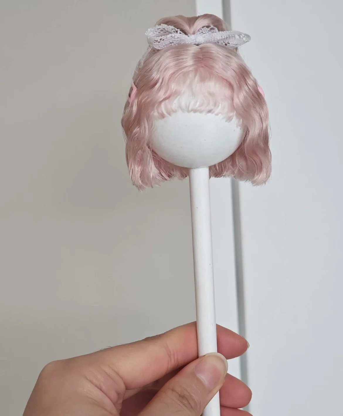 Hair for doll OB11 hardhead shell wig 5-6