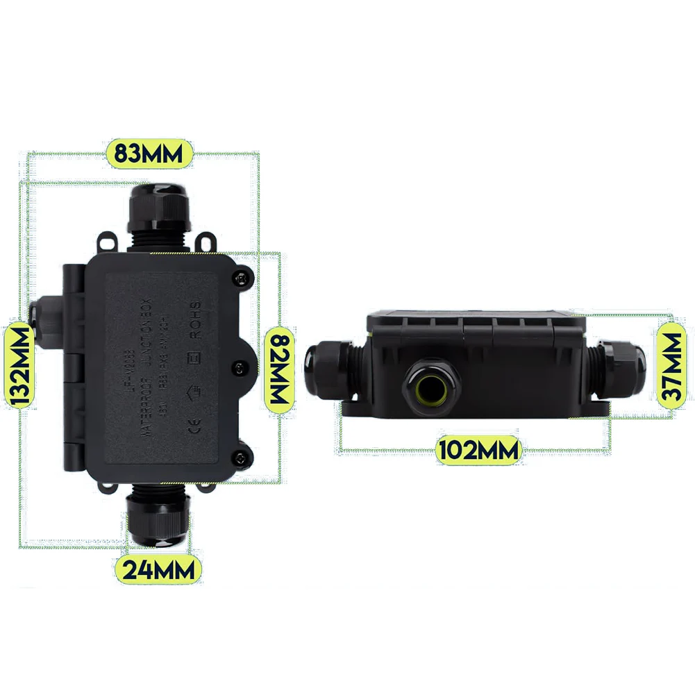 For Heavy Rain Conditions Outdoor Junction Box Underground Wiring Box Weather Resistant Design Heavy Rain Protection